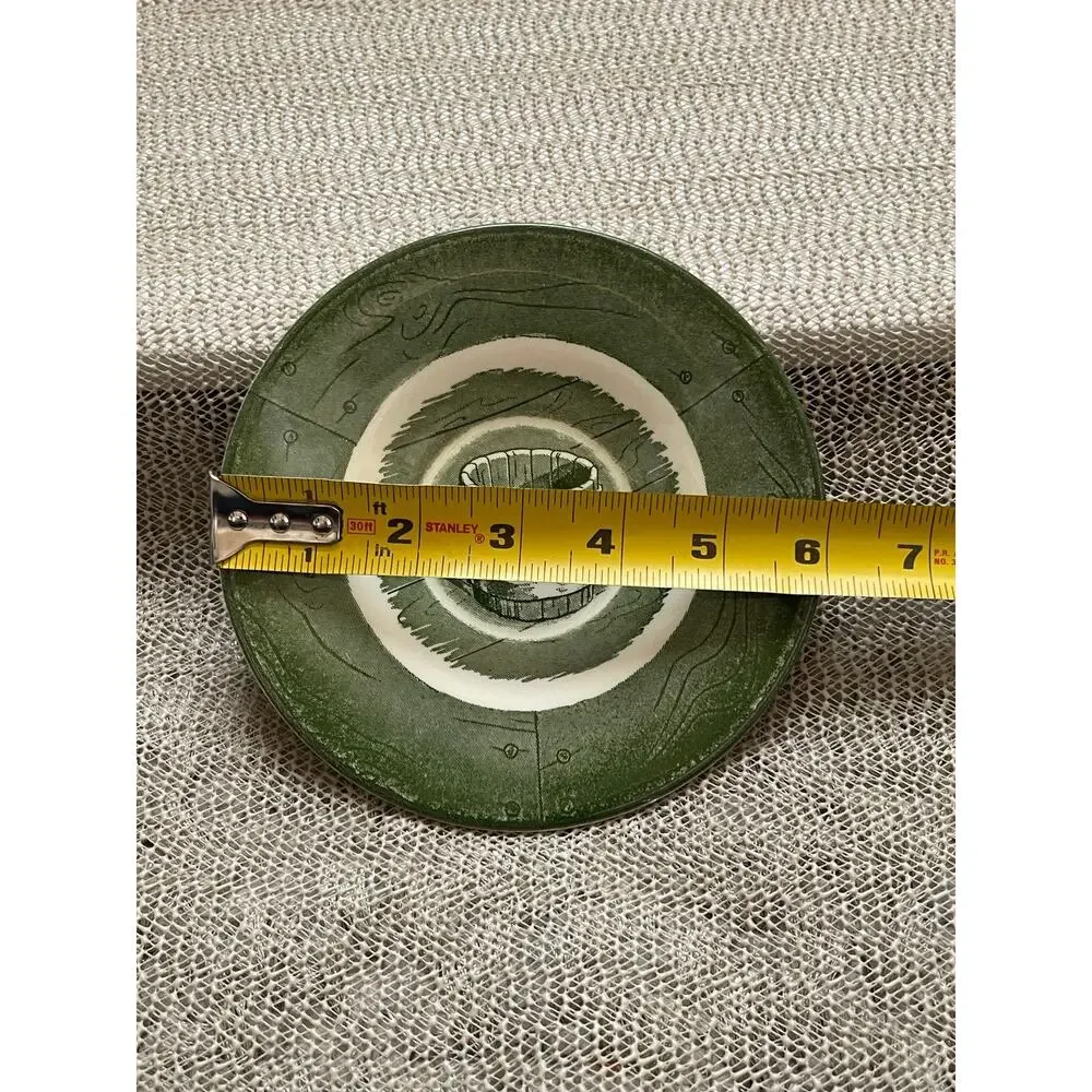 Vintage Royal Colonial Homestead saucer 1950s